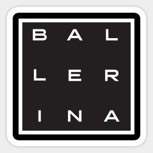 Ballerina Sticker